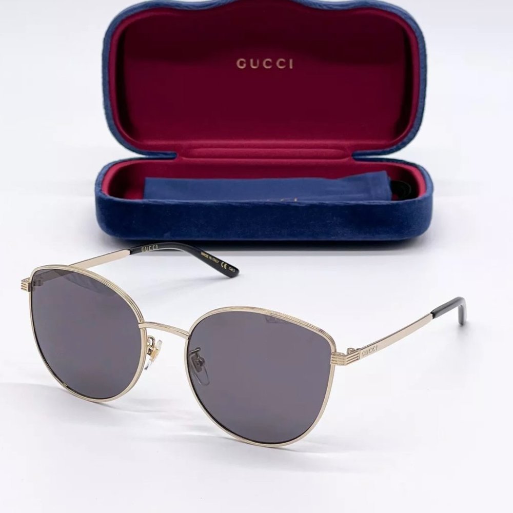 Sale! New Gucci Women's 58mm Gold and Grey Sunglasses!